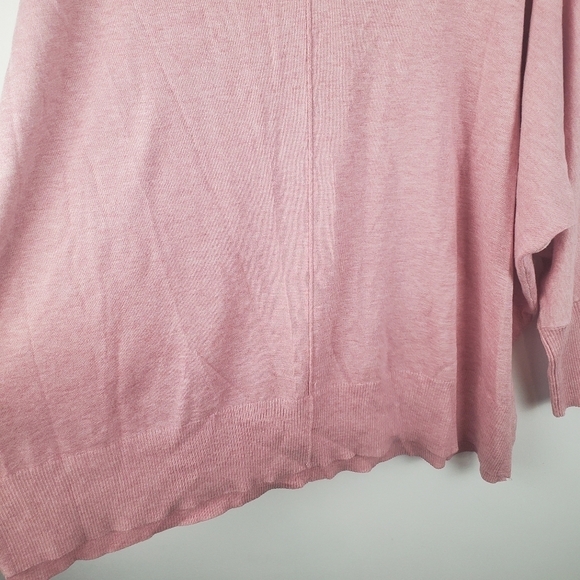 NEW Directions XXl Sweater Pink Dolman Sleeve Tunic Rayon Blend Soft Cozy - Picture 4 of 10
